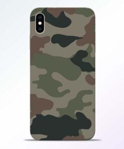 Army Camouflage iPhone XS Max Mobile Cover