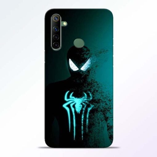 Black Spiderman Realme 6i Mobile Cover - CoversGap