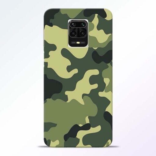 Camouflage Redmi Note 9 Pro Max Mobile Cover
