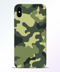 Camouflage iPhone X Mobile Cover