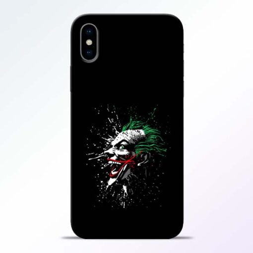 Crazy Joker iPhone X Mobile Cover