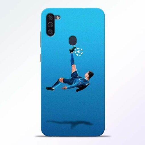 Football Kick Samsung M11 Mobile Cover - CoversGap