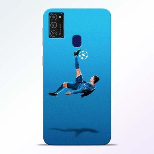 Football Kick Samsung M21 Mobile Cover