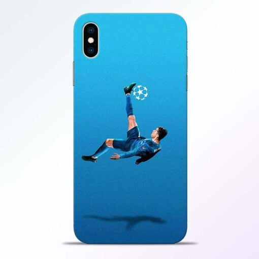 Football Kick iPhone XS Max Mobile Cover