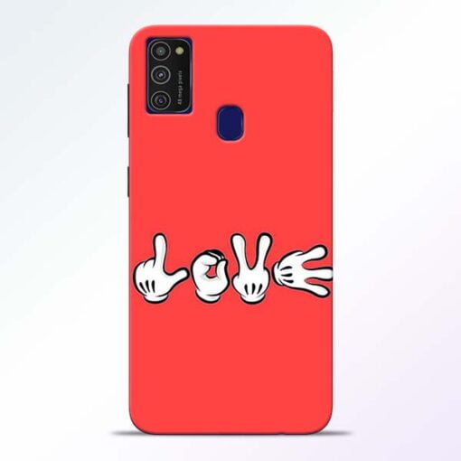 Love Symbol Samsung M21 Mobile Cover