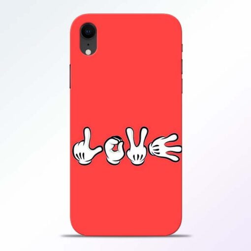 Love Symbol iPhone XR Mobile Cover