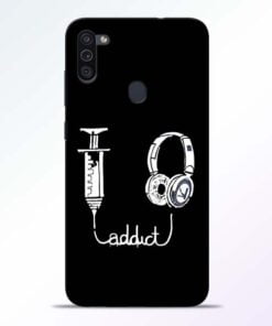 Music Addict Samsung M11 Mobile Cover - CoversGap