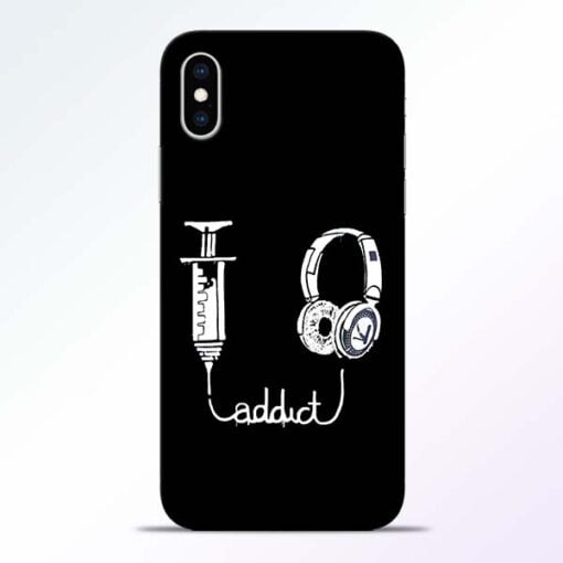 Music Addict iPhone XS Mobile Cover
