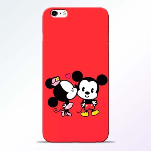 Red Cute Mouse iPhone 6s Mobile Cover