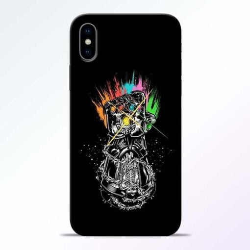 Thanos Hand iPhone X Mobile Cover
