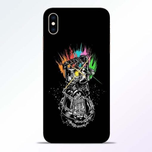 Thanos Hand iPhone XS Max Mobile Cover