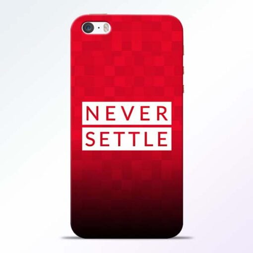 Never Settle iPhone 5s Mobile Cover