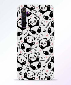 Adorable Panda Realme 6 Back Cover