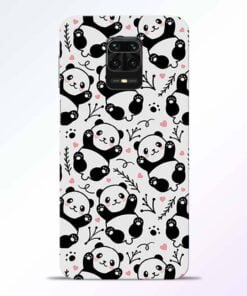 Adorable Panda Redmi Note 9 Pro Back Cover