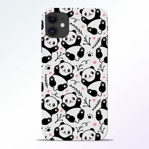 Adorable Panda iPhone 11 Back Cover