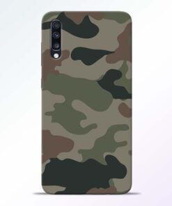 Army Camouflage Samsung Galaxy A70 Mobile Cover - CoversGap