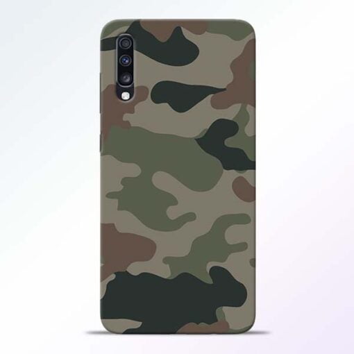 Army Camouflage Samsung Galaxy A70 Mobile Cover - CoversGap