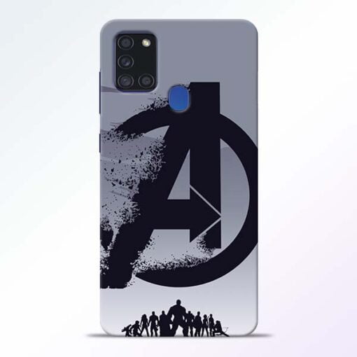 Avengers Team Samsung Galaxy A21s Mobile Cover - CoversGap