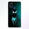 Black Spiderman Samsung Galaxy A21s Mobile Cover - CoversGap