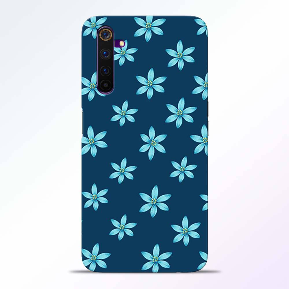 Blue Flower Realme 6 Back Cover 1 Blue Flower Realme 6 Back Cover