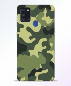 Camouflage Samsung Galaxy A21s Mobile Cover - CoversGap