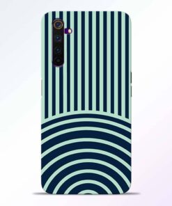 Circle Stripes Realme 6 Pro Back Cover