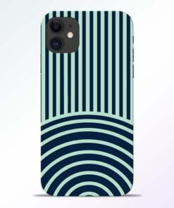Circle Stripes iPhone 11 Back Cover