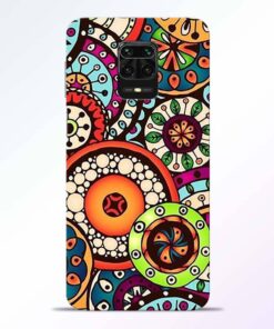Circular Flora Redmi Note 9 Pro Back Cover