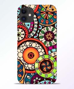 Circular Flora iPhone 11 Back Cover