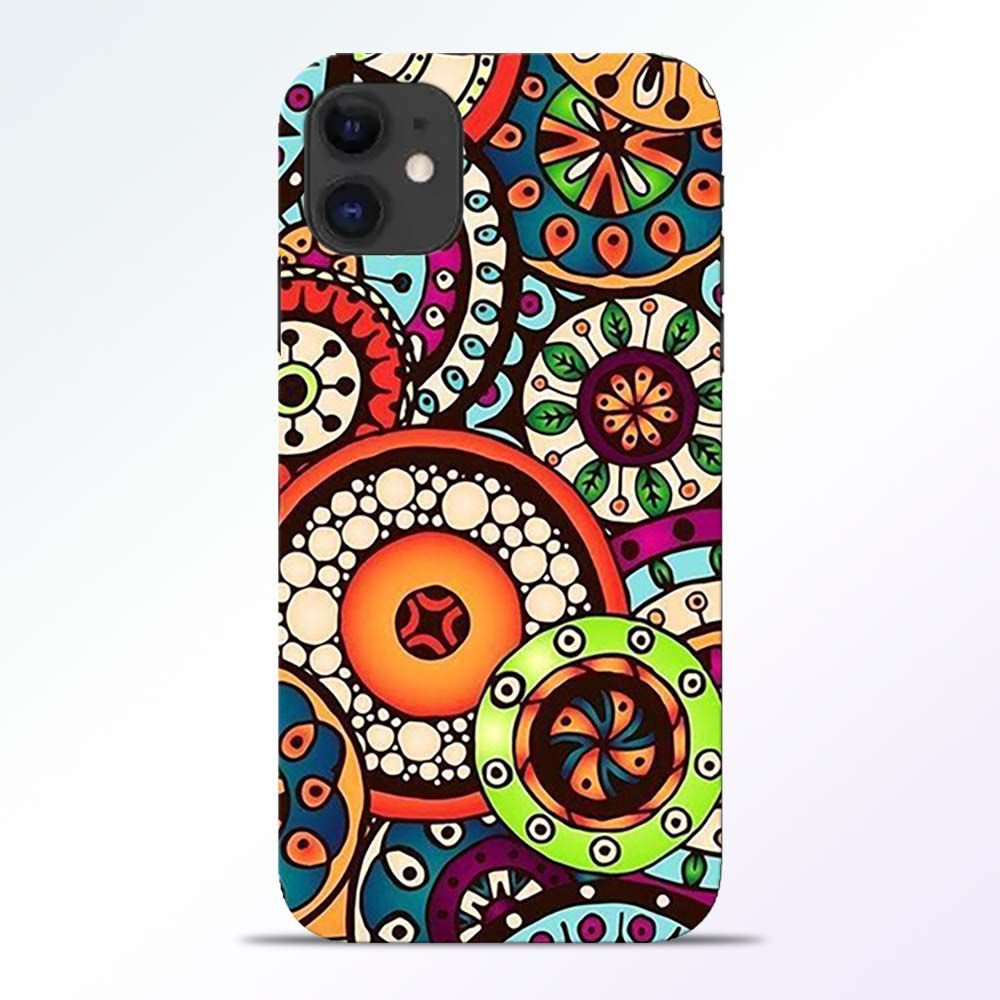 Circular Flora iPhone 11 Back Cover 1 Circular Flora iPhone 11 Back Cover
