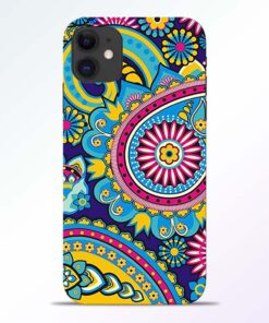 Colorful Mandala iPhone 11 Back Cover