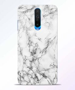 Crack Marble Poco X2 Back Cover