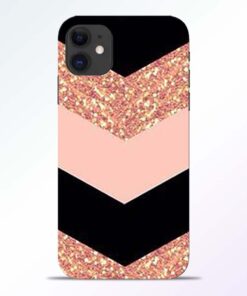 Cute Gold Rose iPhone 11 Back Cover
