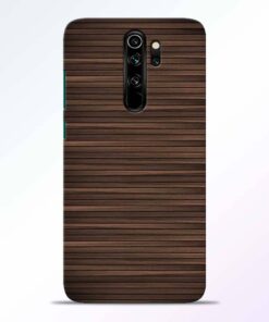 Dark Wood Redmi Note 8 Pro Back Cover