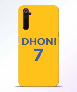 Dhoni 7 Realme 6 Back Cover