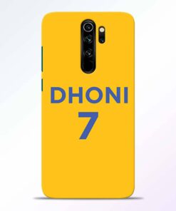 Dhoni 7 Redmi Note 8 Pro Back Cover