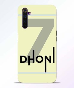 Dhoni Lover Realme 6 Back Cover
