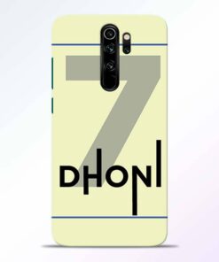 Dhoni Lover Redmi Note 8 Pro Back Cover
