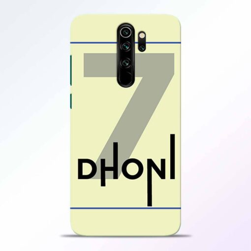 Dhoni Lover Redmi Note 8 Pro Back Cover