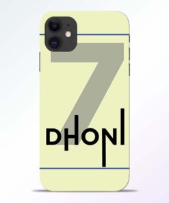 Dhoni Lover iPhone 11 Back Cover