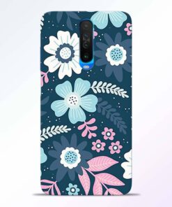 Floral Dance Poco X2 Back Cover