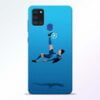 Football Kick Samsung Galaxy A21s Mobile Cover - CoversGap
