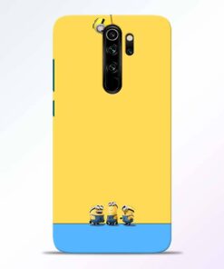 Hanging Minions Redmi Note 8 Pro Back Cover