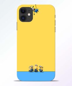 Hanging Minions iPhone 11 Back Cover