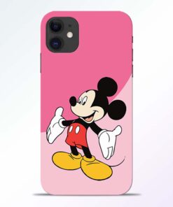 Happy Mickey iPhone 11 Back Cover