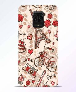 Love Paris Redmi Note 9 Pro Back Cover