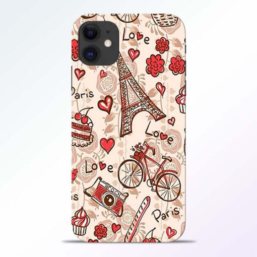 Love Paris iPhone 11 Back Cover