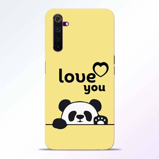 Love U Panda Realme 6 Back Cover