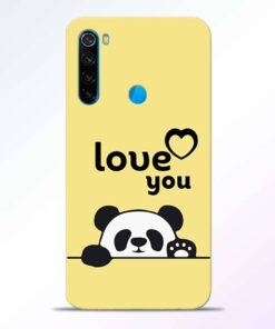 Love U Panda Redmi Note 8 Back Cover
