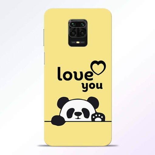 Love U Panda Redmi Note 9 Pro Back Cover